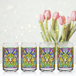 Modernes katzenfestes Glas - Niedliches Kitty Mosa