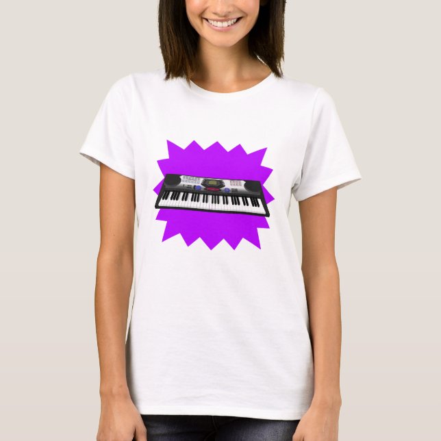 Modernes Keyboard-Synth: 3D-Modell: T - Shirt (Vorderseite)