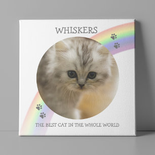 Modernes Kinderdenkmal Foto Haustier Fotoplatte