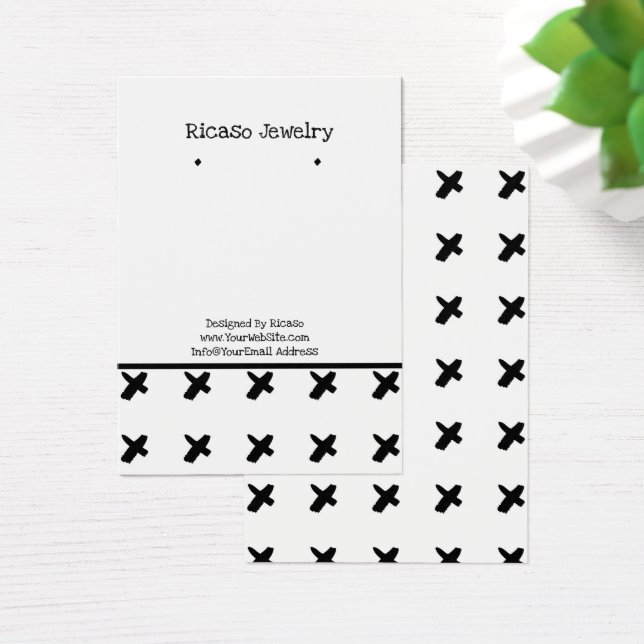 Modernes Kiss Schwarz-weißes Muster mit Hintergrun (Schreibtisch)