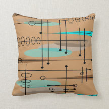 Modernes Kissen Atomic aus dem Mittelalter 11