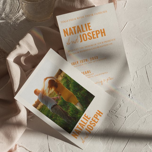 Modernes klassisches Foto Einladung (Von Creator hochgeladen)