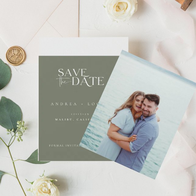 Modernes klassisches Foto Save the Date (Von Creator hochgeladen)