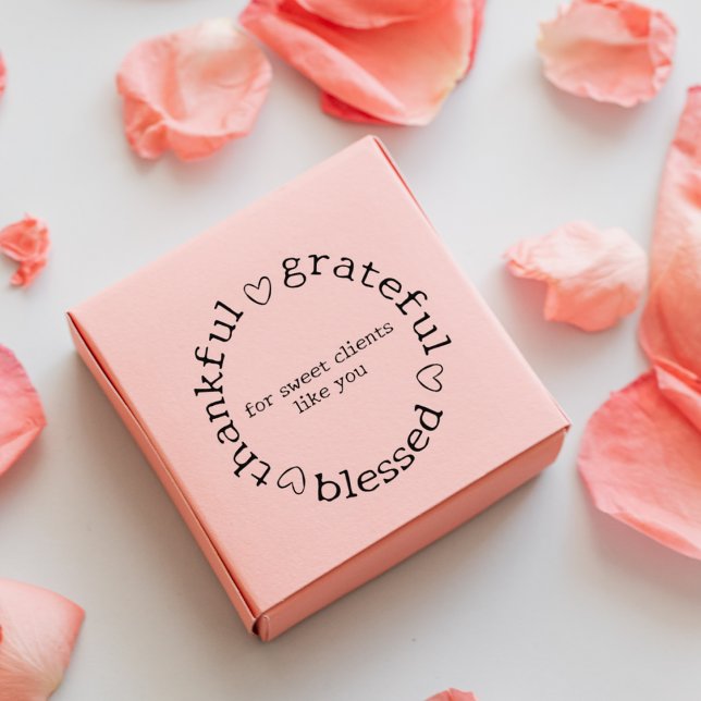 Modernes kleines Unternehmen Vielen Dank für Ihre  Gummistempel (Von Creator hochgeladen)