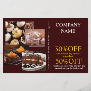 Modernes Konditorgebäck Flyer