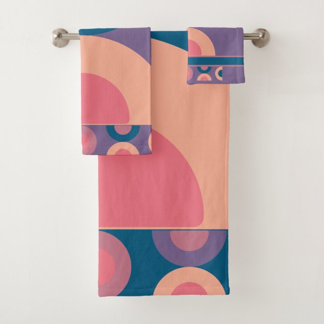 Modernes Korallenmeer aus dem Mittelalter Badhandtuch Set (Insitu)