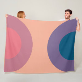 Modernes Korallenmeer aus dem Mittelalter Fleecedecke