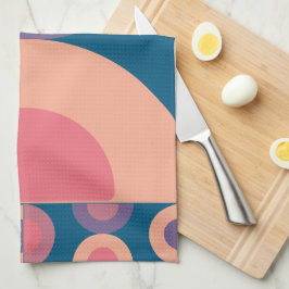 Modernes Korallenmeer aus dem Mittelalter Geschirrtuch