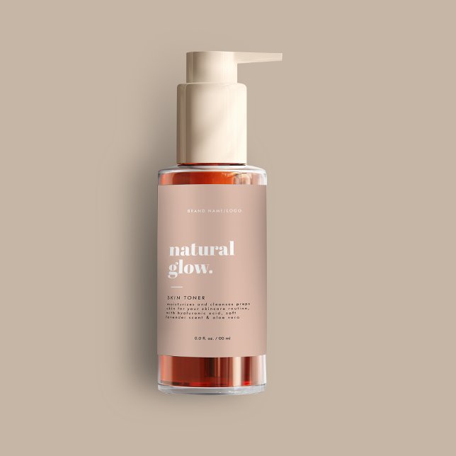 Modernes Kosmetisches Flaschenetiklabel Lebensmitteletikett (Von Creator hochgeladen)