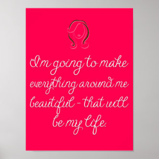 Modernes Kosmetologie-Salon-Poster Poster