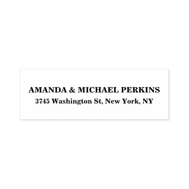 Modernes kreatives Minimalistisches Schlicht Permastempel (Design)