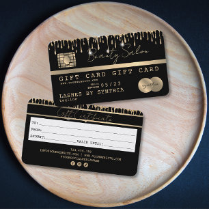 Modernes Kreditkartenzertifikat Visitenkarte