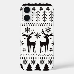 Modernes Kunsthistorisches Rentier iPhone 16 Hülle