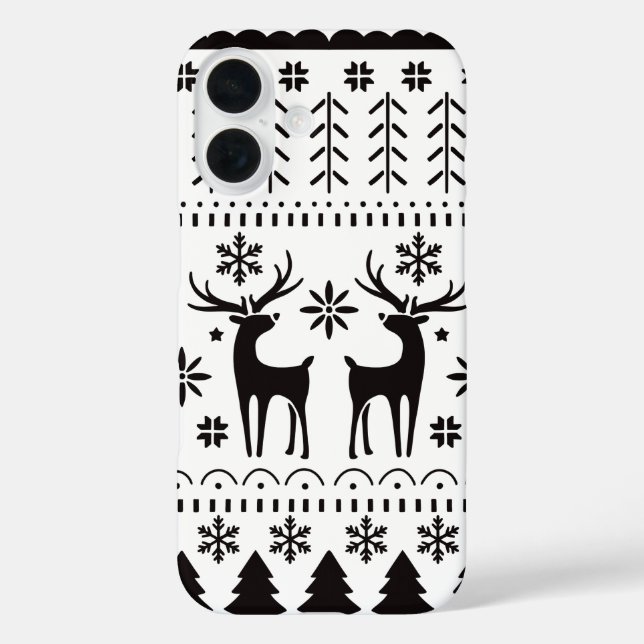 Modernes Kunsthistorisches Rentier Case-Mate iPhone Hülle (Rückseite)