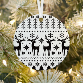 Modernes Kunsthistorisches Rentier Ornament Aus Metall