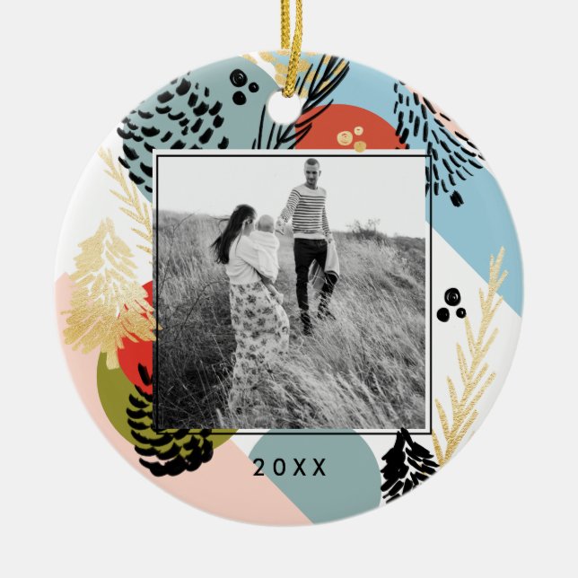 Modernes künstlerisches | Minimalistic Keramik Ornament (Vorne)