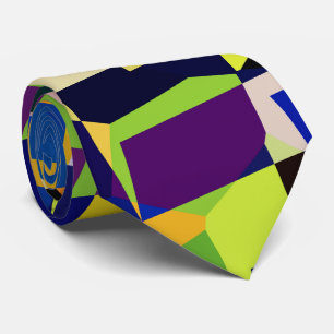 Modernes künstlerisches Terrazzo Stil Muster Krawatte