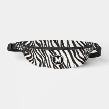 Modernes Künstlerisches Zebrastreifen-Monogramm