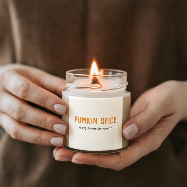 Modernes Kürbisgewürz ist mein Lieblingsjahresange Quadratischer Aufkleber (Von Creator hochgeladen)