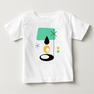 Modernes Lampendesign aus der Mitte des Jahrhunder Baby T-shirt