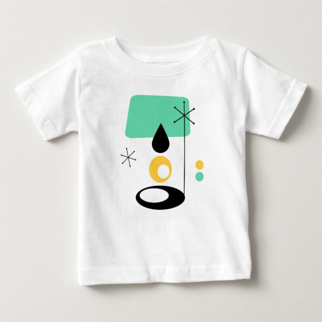 Modernes Lampendesign aus der Mitte des Jahrhunder Baby T-shirt (Vorderseite)