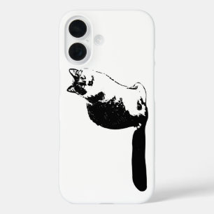 Modernes, langhaariges iPhone-Gehäuse für Katzen iPhone 16 Hülle
