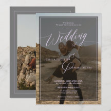 Modernes Lavendel-Periwinkle-Hochzeitsskript 2 Fot
