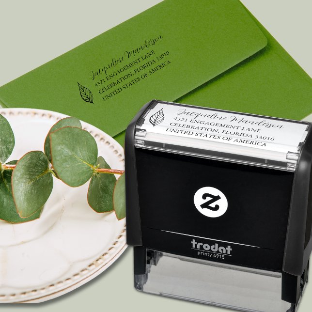 Modernes Leaf Permastempel (Von Creator hochgeladen)