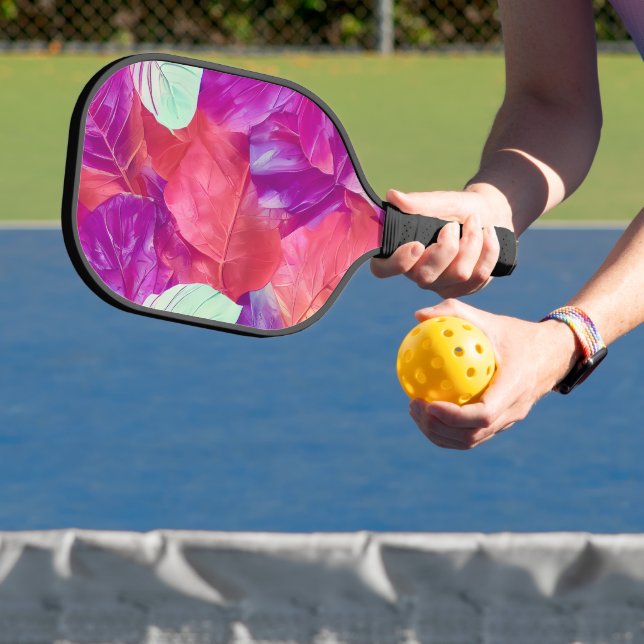 Modernes Leafdesign-Muster Pickleball Schläger (InSitu)