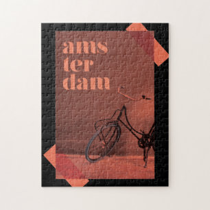 Modernes, lebendiges Grafikdesign - Amsterdam Cult Puzzle