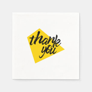 Modernes, lebendiges Typografie-Design von Danke Serviette