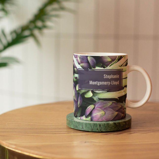 Modernes Lebensmitteldesign individuell anpassbar Kaffeetasse (Von Creator hochgeladen)