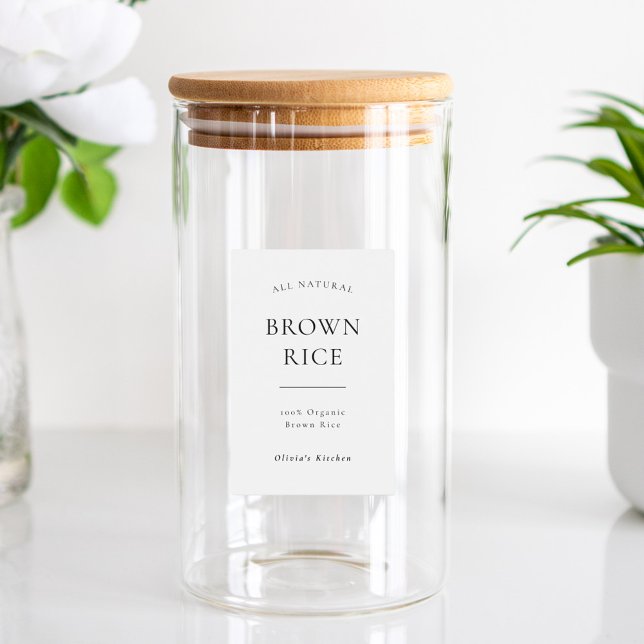 Modernes Lebensmitteletikett (Von Creator hochgeladen)