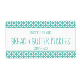 Modernes, leicht Aquamarines und weißes Konservens