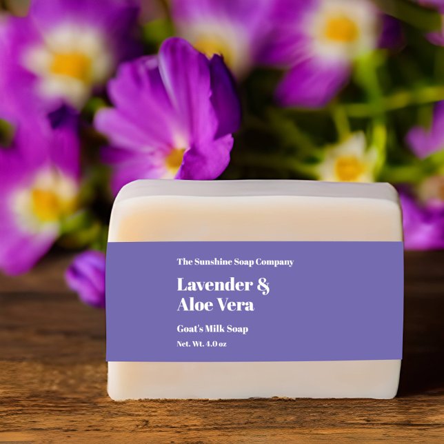 Modernes, leicht Lila Seifenband Einladungsbanderole (Von Creator hochgeladen)