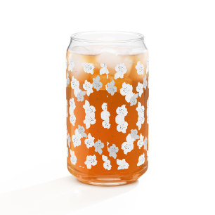 Modernes Leimüberlagerglas Tech Style Cup Dosenglas