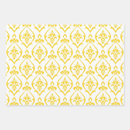 Modernes Lemon Gelbes Elegant Stilvoll mediterran Geschenkpapier Set