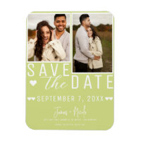 Modernes Lemon Limon Save the Date 2 Foto Hochzeit