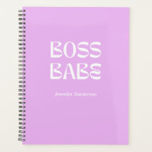 Modernes Lila 2024 Boss Babe Personalisiert