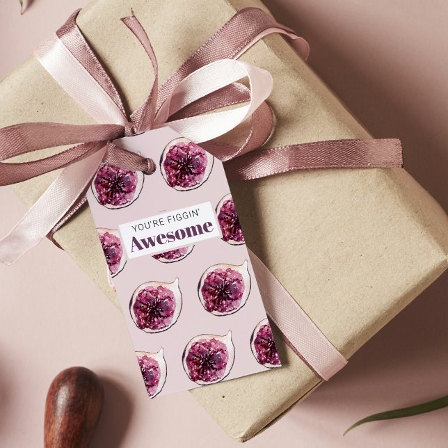 Modernes Lila Abb. Muster und Sie sind Figgin' Pha Geschenkanhänger (Von Creator hochgeladen)