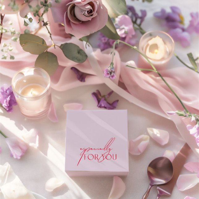 Modernes Lila & Magenta speziell für Ihre Hochzeit Geschenkschachtel (Modern Purple & Magenta Especially For You Wedding Favor Boxes)