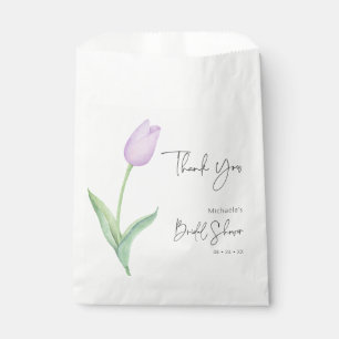 Modernes Lila Tulip Solo Brautparty Geschenktütchen
