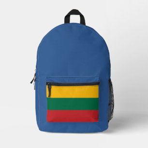 Modernes Litauen Lietuva Flaggenstaat Souvenir Bedruckter Rucksack