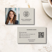 Modernes Logo-Foto-QR-Social-Media-Professional