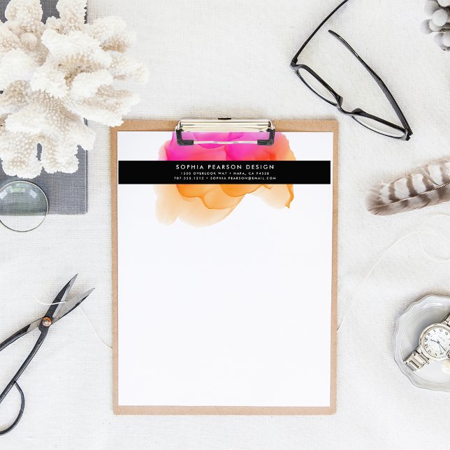 Modernes Logo für Aquarellfarben Briefbogen (Von Creator hochgeladen)