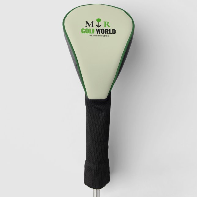 Modernes Logo für einen Golfer Golf Headcover (Vorderseite)