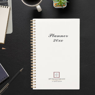 Modernes Logo für Minimalistische Rote Grenzen Planer