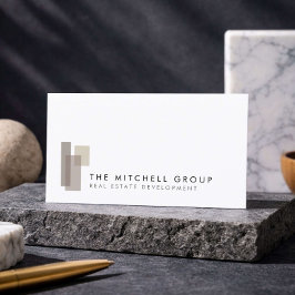 Modernes Logo für Real Anwesen, Builder, Architekt Visitenkarte