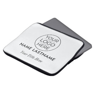 Modernes Logo Geschäft Laptopschutzhülle