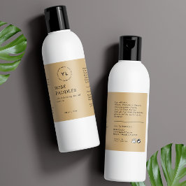 Modernes Logo Kosmetisches Flaschenetiksiegel